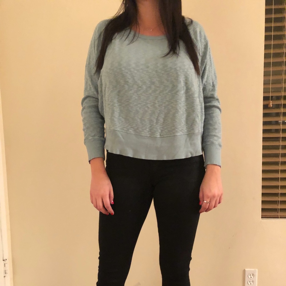 Comfy Sea Foam Anthropologie Top (Size S)